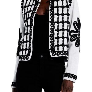 NIC + ZOE Romantic Soutache Knit Jacket